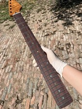 AAAA Rosewood Stainless steel 22fret Roasted flame Maple Electric Guitar Neck
