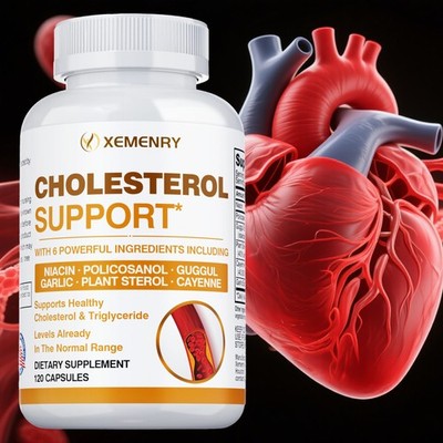 Cholesterol Support - Balance Cholesterol Supplement High Cholesterol Lowering