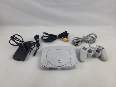 Sony PlayStation PS One Slim PS1 Console w/ Controller & Cords Tested & Working