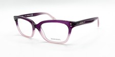 NEW DIESEL DL 5037 083 PURPLE AUTHENTIC EYEGLASSES 53-17