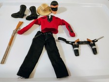 Lone Ranger RED COMPLETE Accessory Set for Captain Action Original 1966 Ideal
