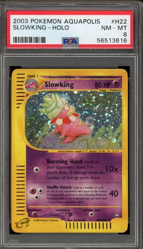Slowking graded PSA 8 for sale on eBay