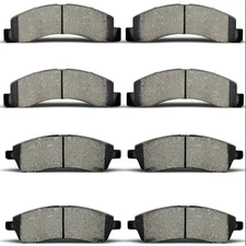 Front & Rear Ceramic Brake Pads Set For 2000-2004 FORD F250 F350, FORD EXCURSION