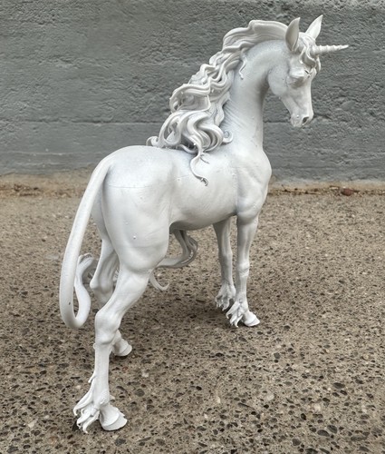 Breathtime Model Unicorn Horse Printed Resin 5” Primed Repaired Second Tippy