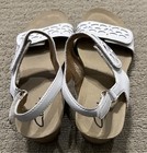 Clarks Collections Women's Bendables Leather Wedge Slingback Sandals White 6.5M — photo 6