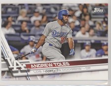 2017 Los Angeles Dodgers Topps.com Online Exclusive 5x7 7/99 Andrew Toles 0x5