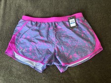 NWT Under Armour Women's UA Fly-By 2.0 Printed Shorts 1350198-470 XL