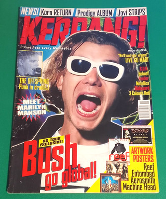 Kerrang!  No.643 April 12 1997 - Bush, Offsrpring, Korn, Prodigy - Acceptable
