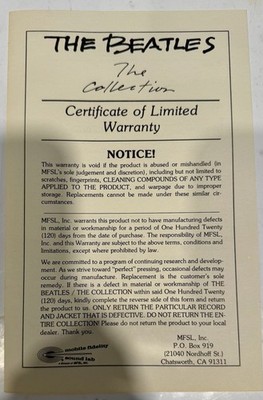 The Beatles – The Collection (MFSL Box Set, 1982) – Limited