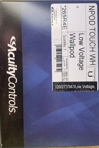 Acuity Controls nLight nPOD Touch WH Touch Screen WallPod 265R4E
