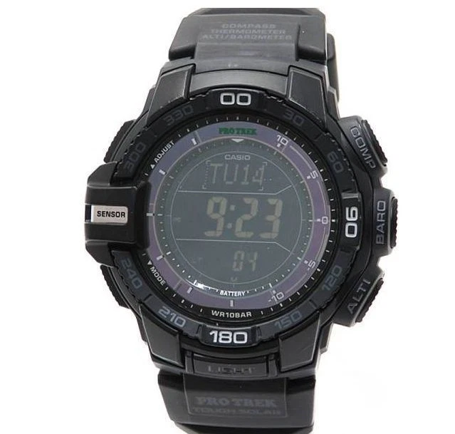 Casio Protrek Triple Sensor Digital Grey Dial Men's Watch PRG-270