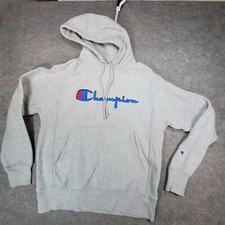 Champion Sweater Mens Small Gray Reverse Weav...