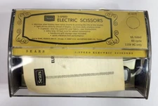 Vintage Sears Electric Scissors in Original Box w/ Manual - Model  344.2177