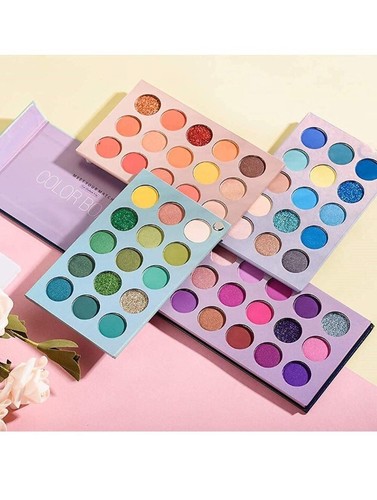 URBANMAC Eyeshadow Palette 60 Color Makeup palette Highlighters 340 Grams - Picture 1 of 6