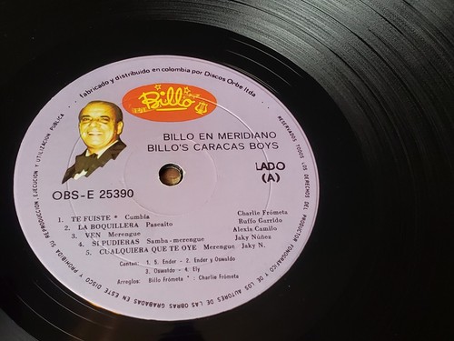 VG Billo's Caracas Boys – Billos En Meridiano (1984) Billo OBS E 25390 Colombia - Picture 2 of 3