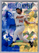 2024 Panini Crusade Kirby Puckett Crusade Blue Cracked Ice #13 MINNESOTA TWINS