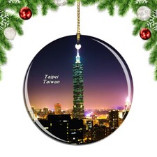 Taiwan Taipei Christmas ornament city travel souvenir