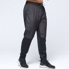 Everlast Hybrid Mens Tracksuit Pants Trousers Training Black SMALL W30" - 32"