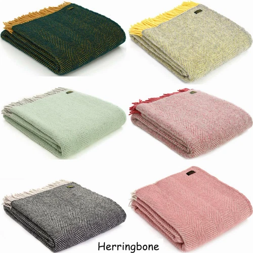 Tweedmill Fishbone Throw Blanket - Thumbnail 5
