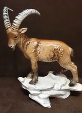 GOEBEL Porzellanfigur STOLZER STEINBOCK TOP vitrinengeplfegt  @@@@