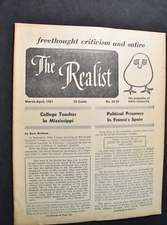 THE REALIST #24 MARCH/APRIL 1961-ATTEMPTS AT INTEGRATION AND FRANCO'S PRISONERS