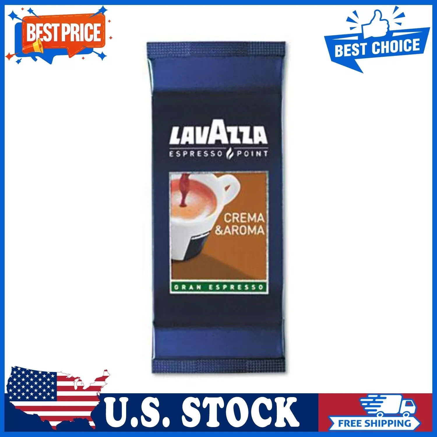 100 Cialde Capsule Lavazza CREMA E AROMA Espresso Point ORIGINALI - Foto 3