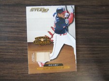 2001 STUDIO LEATHER AND LUMBER LL-30 JUAN GONZALEZ Bat Card (B25) Cleveland 