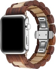Wooden Apple Watch Band Sandal  Maple--42/44/45mm for Series 7,6,5,4,3,2,1