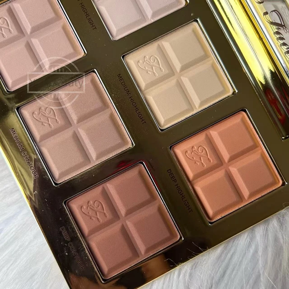 New Too Faced Cocoa Contour Contouring & Highlighting Palette Full Size~Rare - Image 4 of 4