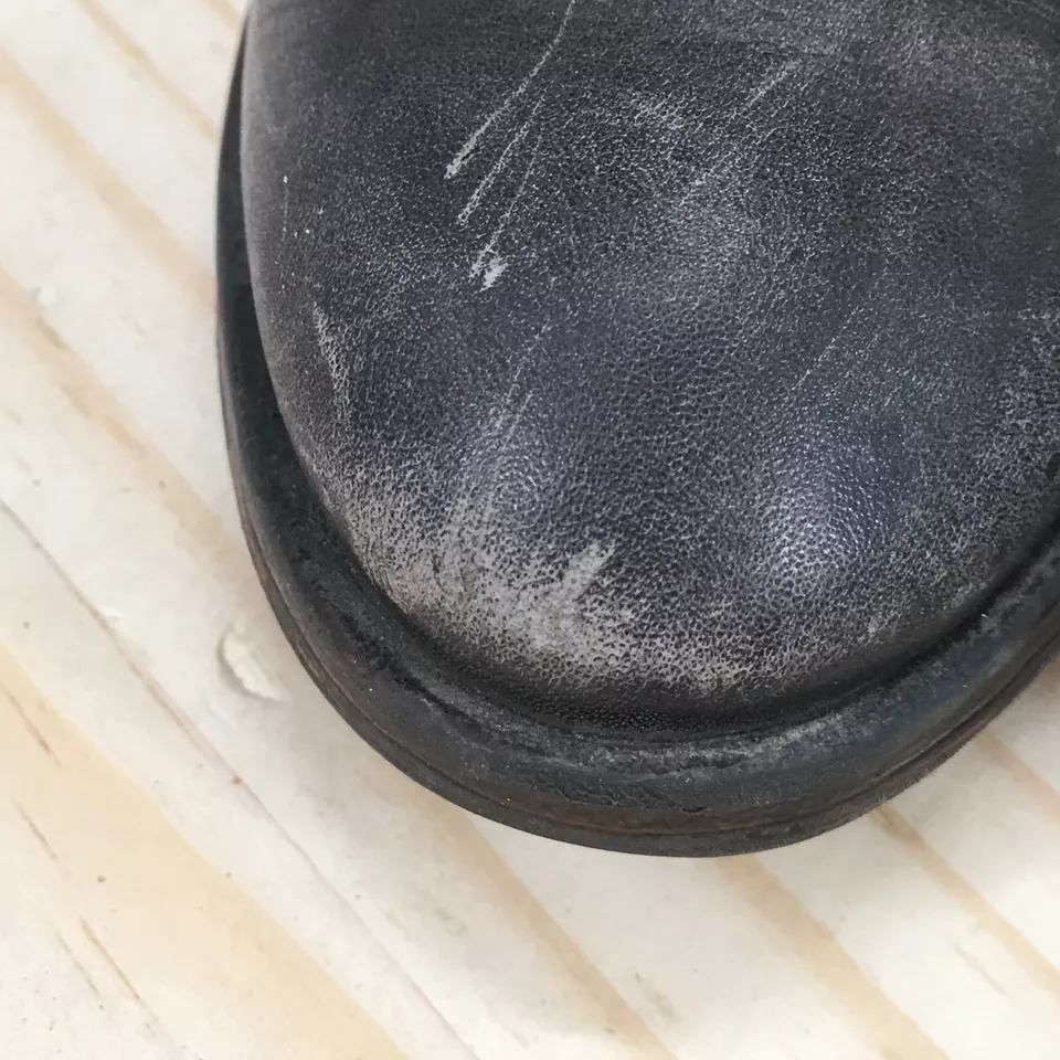 Pikolinos Boots Womens 36 Baqueria Biker Booties Heels Side Zips Grey Leather - Image 4 of 4