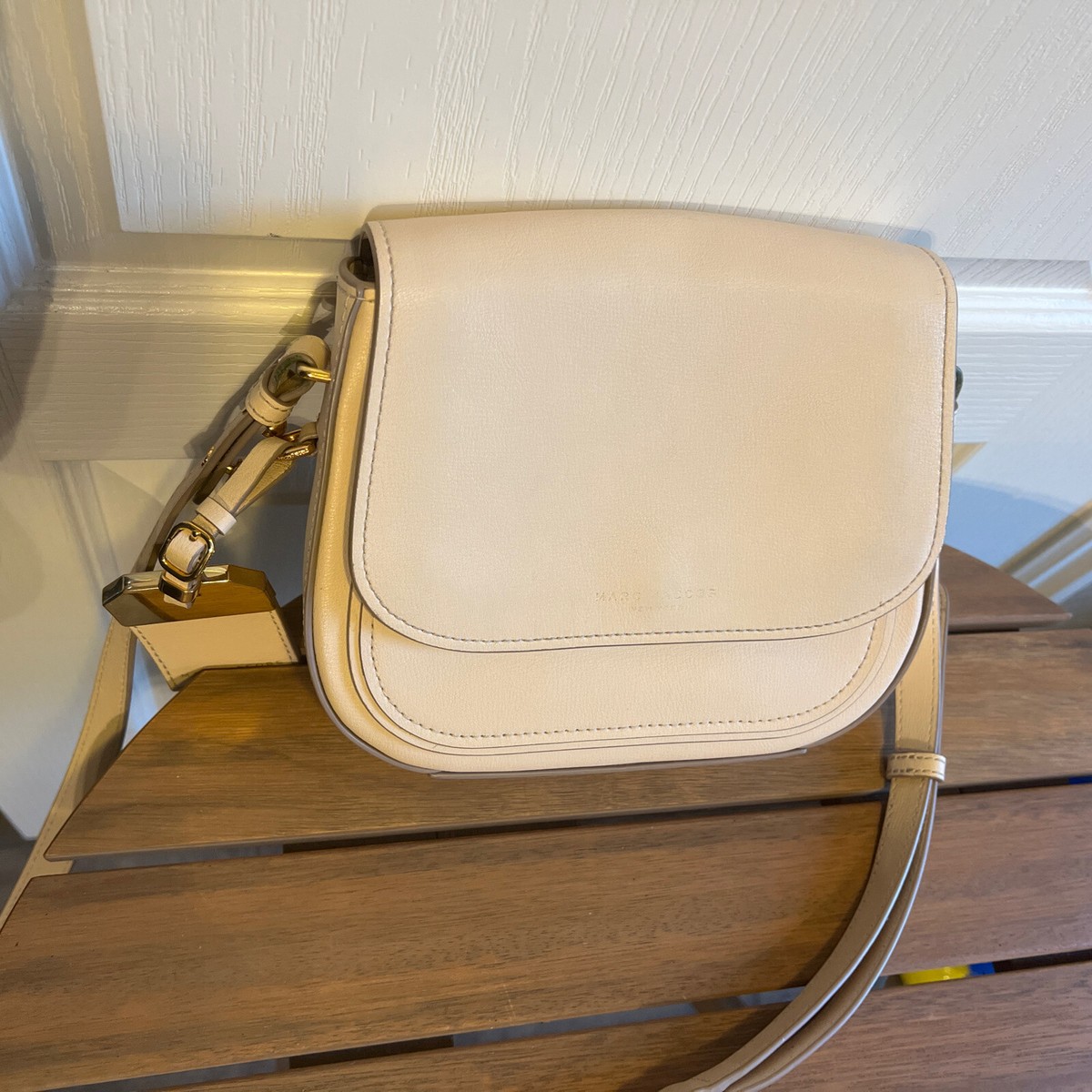 MARC JACOBS☆Mini Rider Crossbody Bag☆ミニ・ライダー☆ Marc Jacobs Mini Rider Leather Crossbody Bag Pink EUC Gold