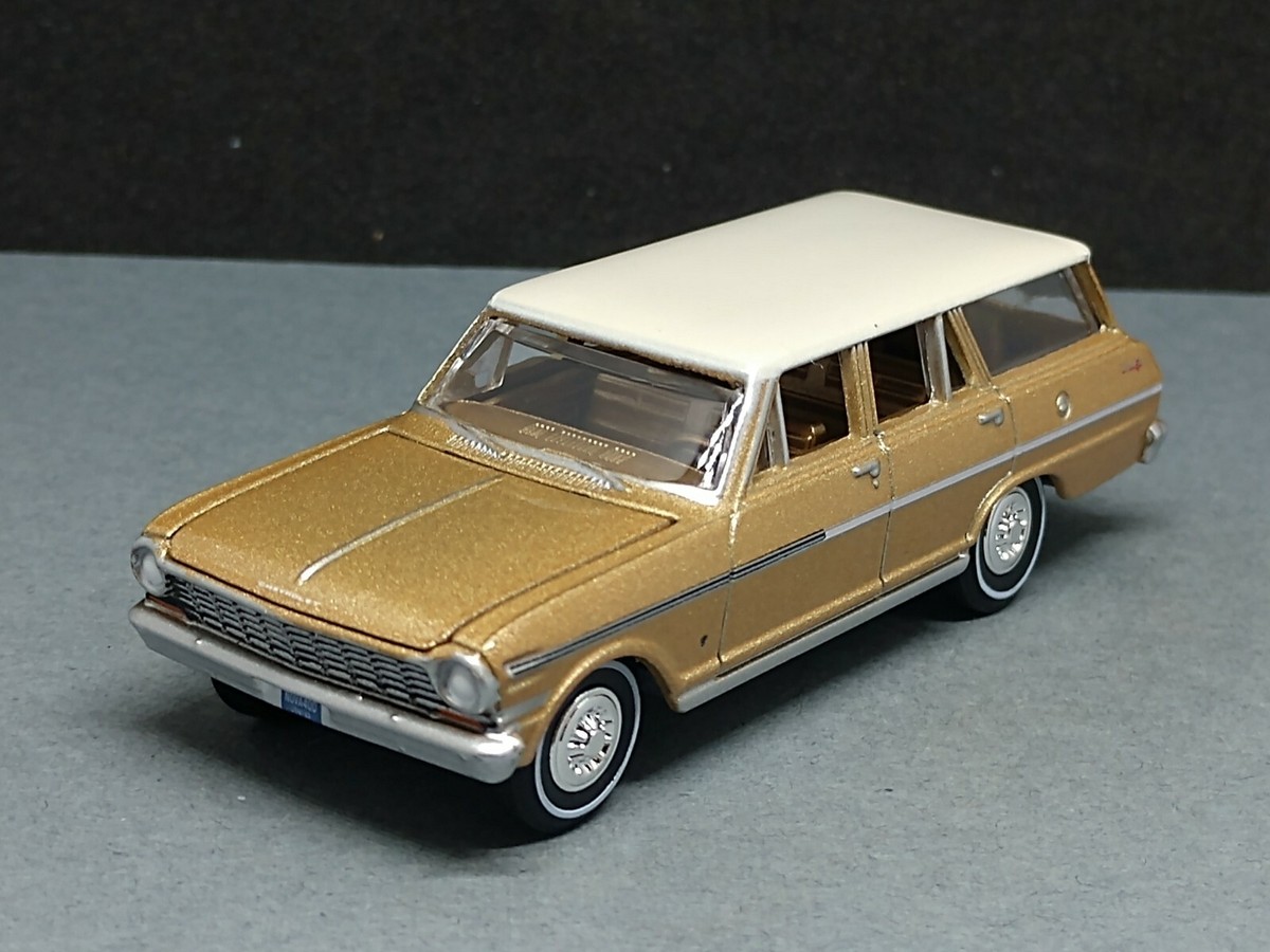 1963 CHEVY CHEVROLET TAN NOVA II WAGON LIMITED EDITION 1/64 SCALE