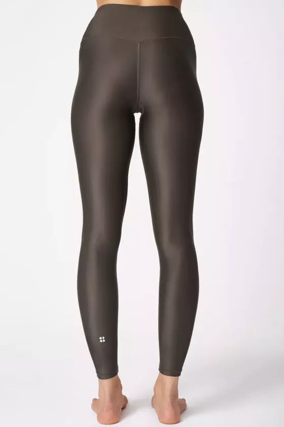 Sweaty Betty Shine Sculpt High Waisted 7/8 Leggings - Turkish