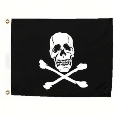 SeaChoice Jolly Roger Flag,  12''  X   18''    (78251)  FS