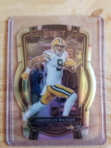 2022 SELECT RC CLUB LEVEL SILVER PRIZM DIECUT CHRISTIAN WATSON ROOKIE CARD #265