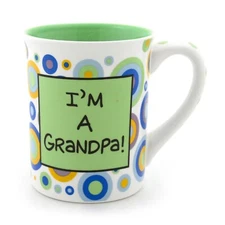 I'm A Grandpa! 16 oz Stoneware Coffee Mug, Grandfather, Coffee Cup NEW