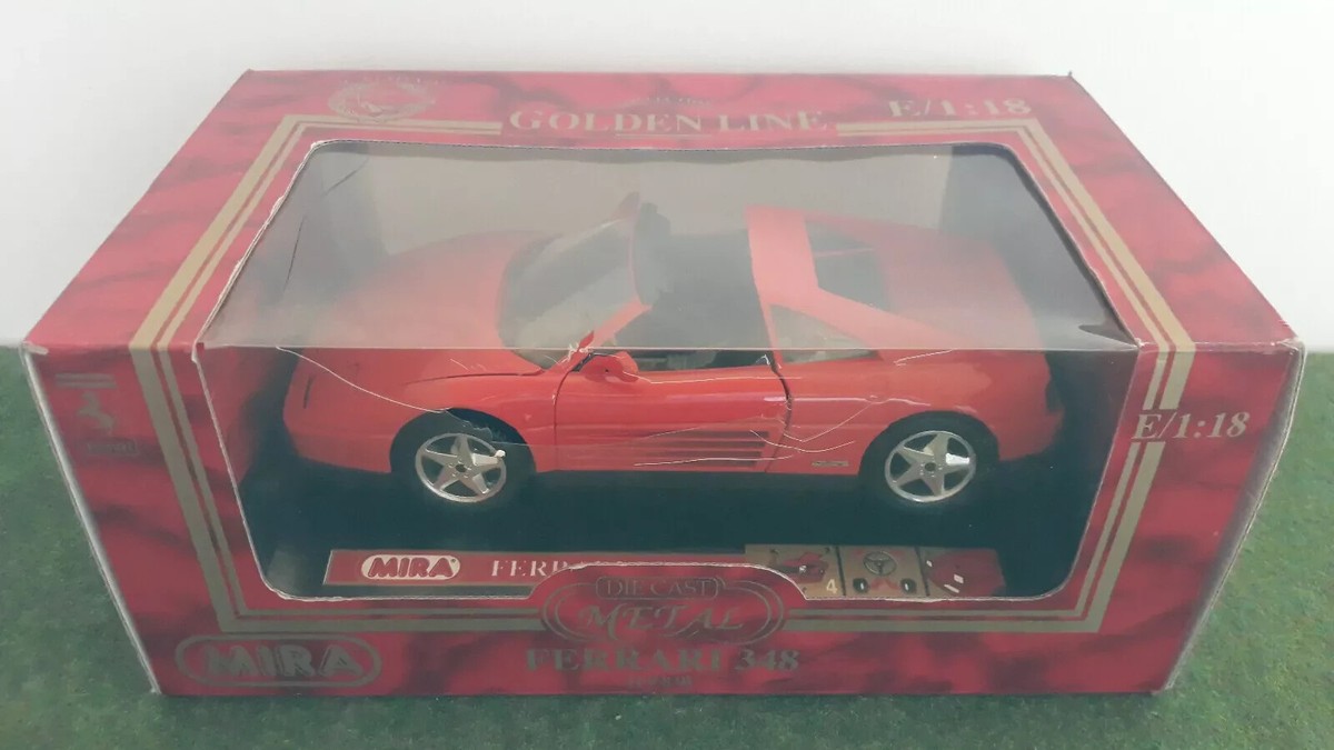 Ferrari 348 Spider Rouge 1992 - Miniature MIRA 1/18 - Pièce De Collection Rare