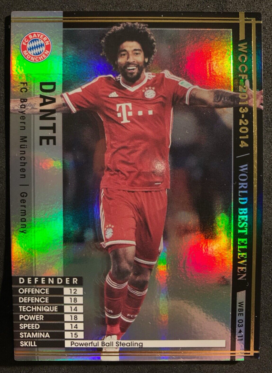2013-14 Panini WCCF World Best Eleven Dante Bayern Munich