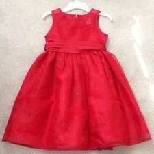 Macy's Sweet Heart Rose Girls Red Party Dress Size 6 NWOT