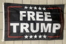 Free Donald Trump 2024 Flag FREE SHIP Save America Republican Jail USA Sign 3x5'