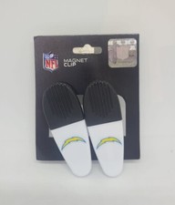 LOS ANGELES CHARERS Magnet Clips Magnetic Chip Clip Set of 2 NWOT NFL Licensed 