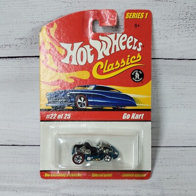 Hot Wheels クラシックミニカー 6台セット Hot Wheels Classics Series 1 GoKart #22 of 25 blue & black #6