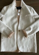 J. Crew Women's Blazer in tan and cream size 0
