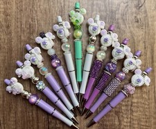 Custom beaded pens. Minnie Gifts. Basket filler. Journal. Teen. Disney