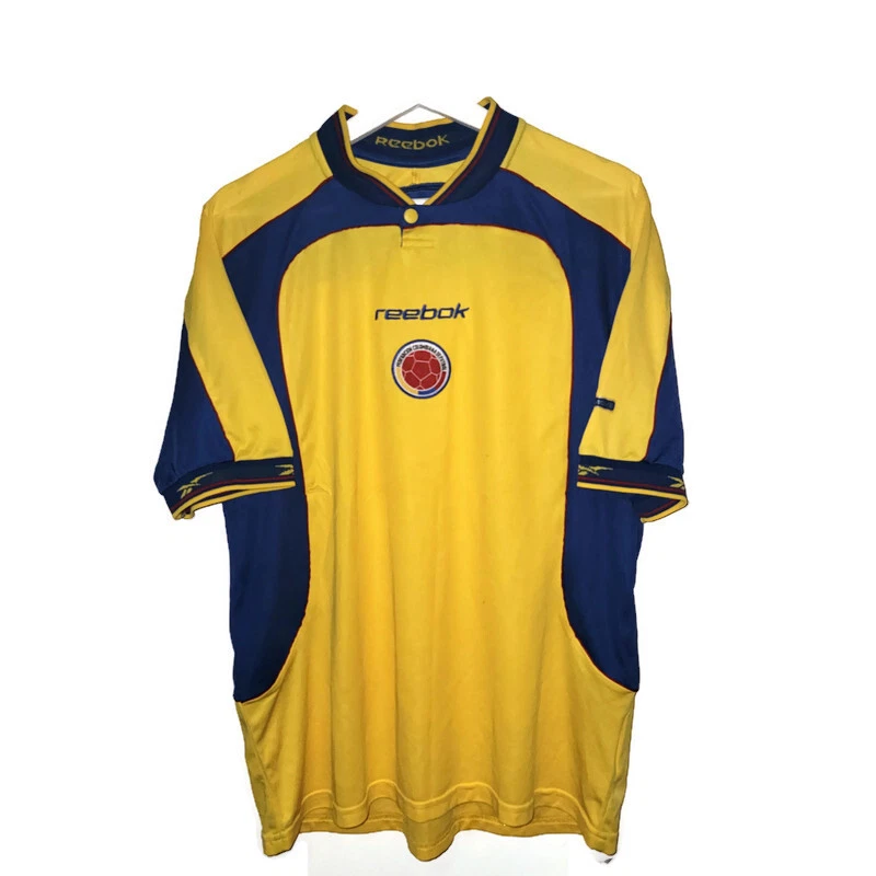 Vintage Colombia home soccer jersey Copa America 2001 size M eBay