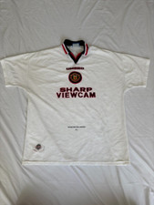 Original Authentic Umbro Manchester United 1996/1997 Away Shirt Mens Large E192