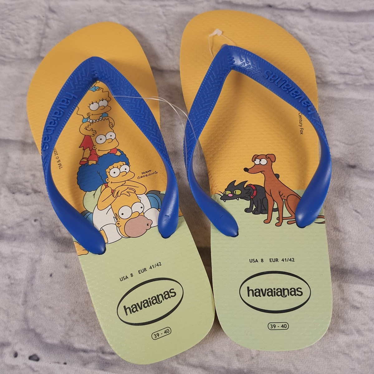 Havaianas Simpsons New Flip Flops US Mens Womens Sandals EUR