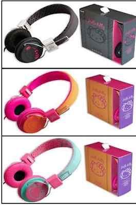 Hello Kitty Stereo Kopfhörer Headset verschiedene Farben im Geschenkkarton NEU