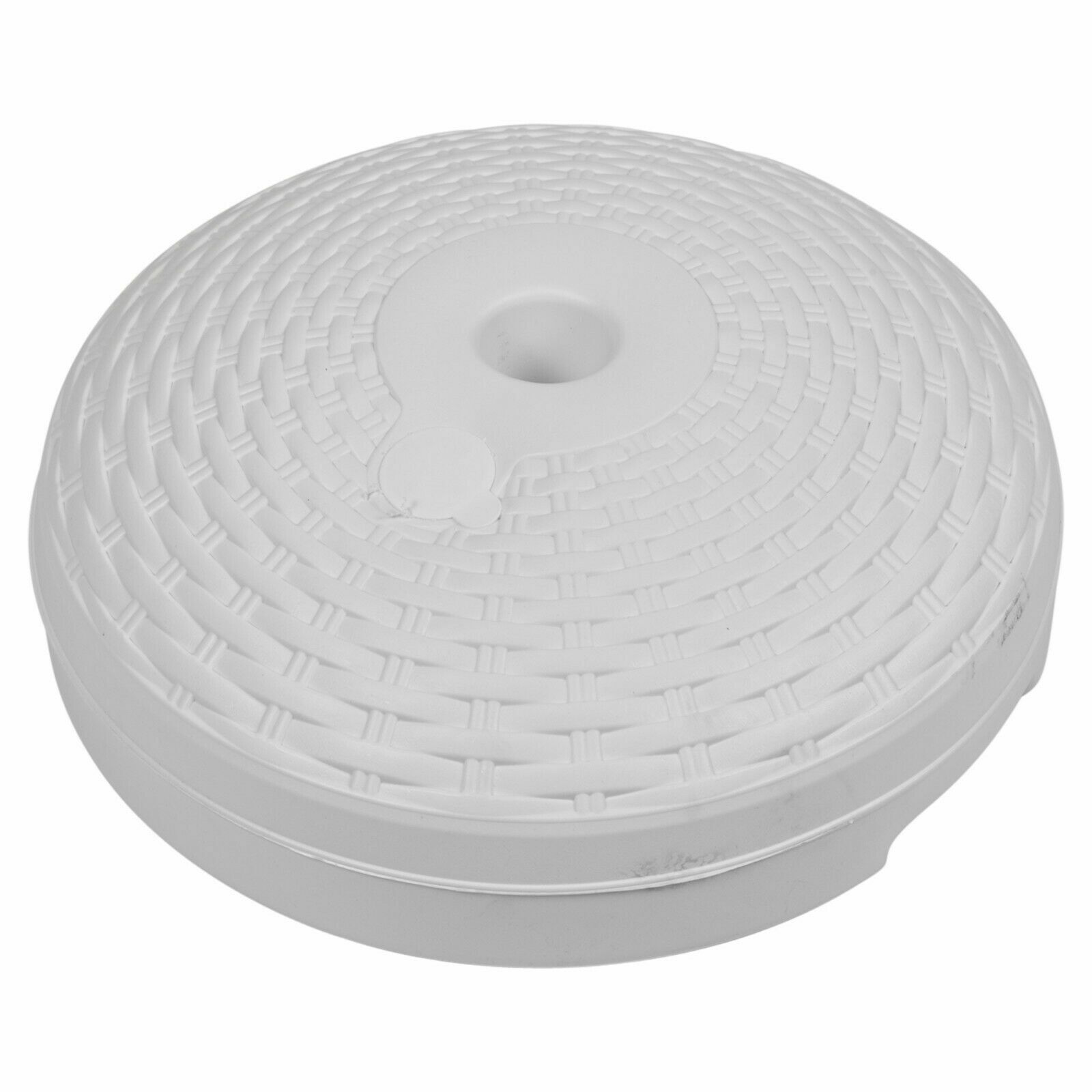 20L Rattan Garden Patio Plastic Parasol Base Beach Umbrella Stand