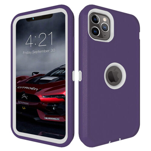 For iPhone 11 ,11 Pro Max Shockproof Defender Phone Armor Case Cover+Belt Clip - Picture 8 of 19
